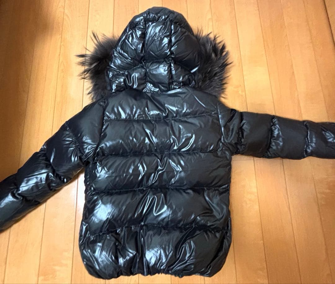 DUVETICA ファーダウン　短丈　平成　y2k ファー取り外し可能　光沢