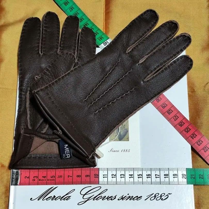 今季 メローラ ディアタン色 ライニングなし 革手袋 グローブ MEROLA