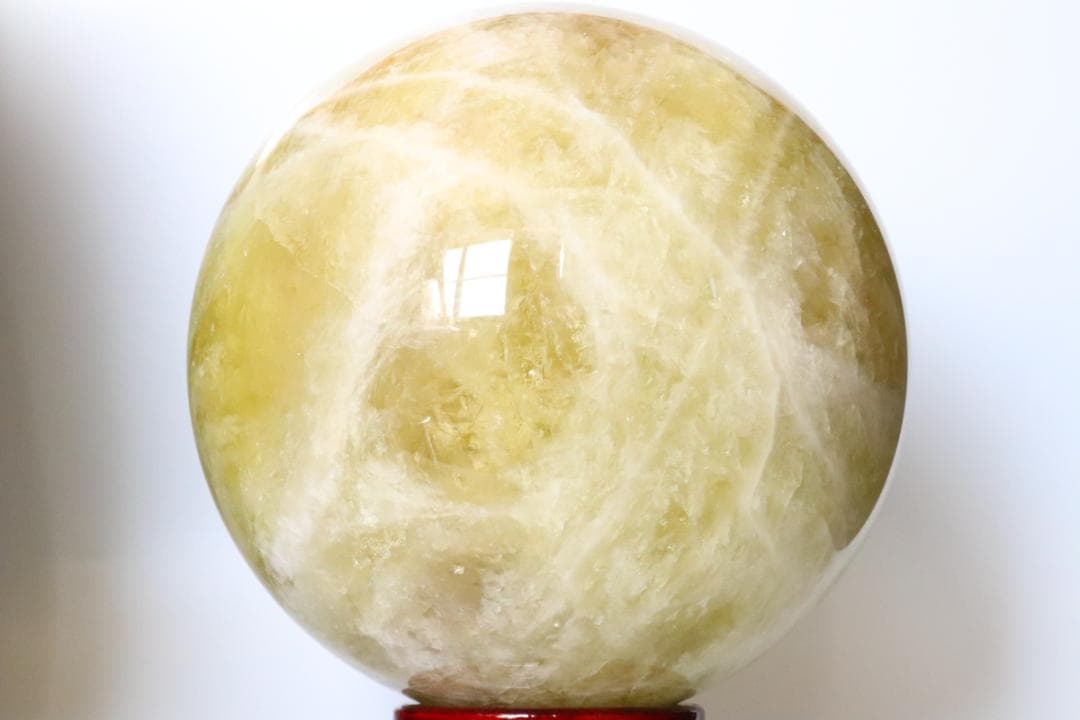 【本物保証】虹入り シトリン 水晶 丸玉 スフィア 9.3kg パワーストーン