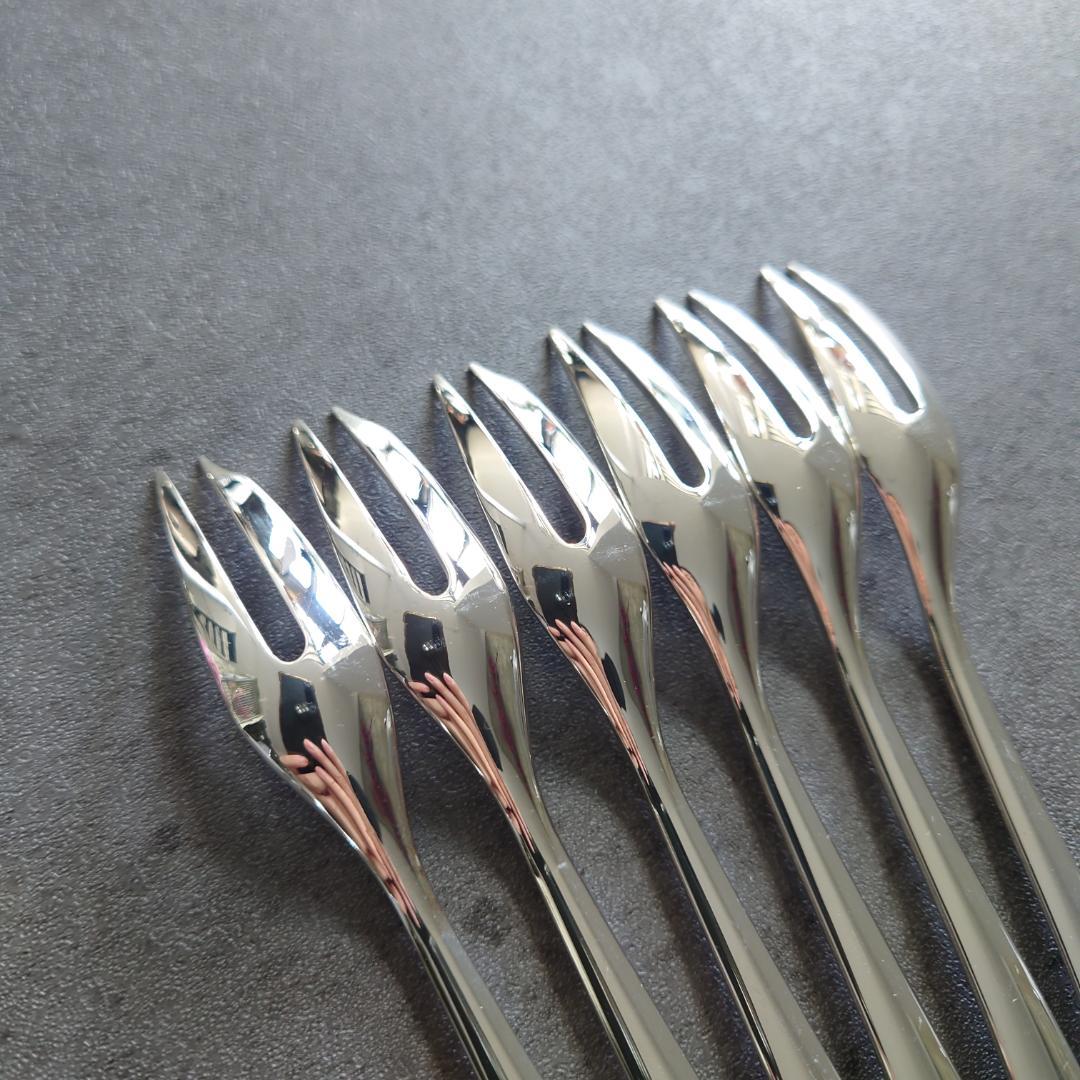 極希少 極美品 クリストフル MOOD ムード ケーキ カクテル フォーク 6点