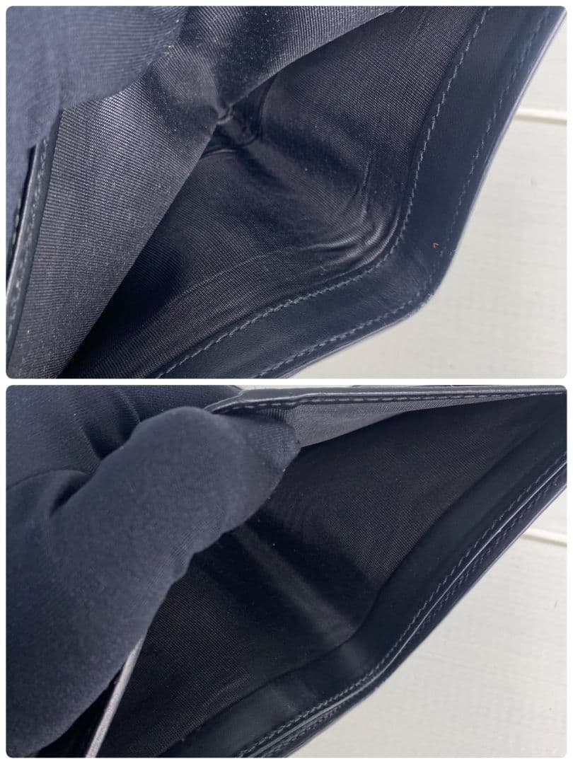 美品✨️GUCCI 二つ折り財布 GGスプリーム シェリーライン ホック