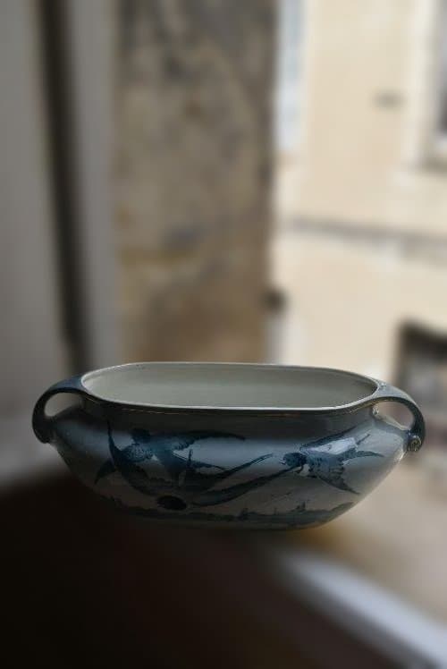 リュネビル　つばめのジャルディニエール　美品　フランスアンティーク