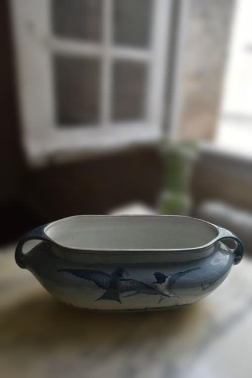 リュネビル　つばめのジャルディニエール　美品　フランスアンティーク