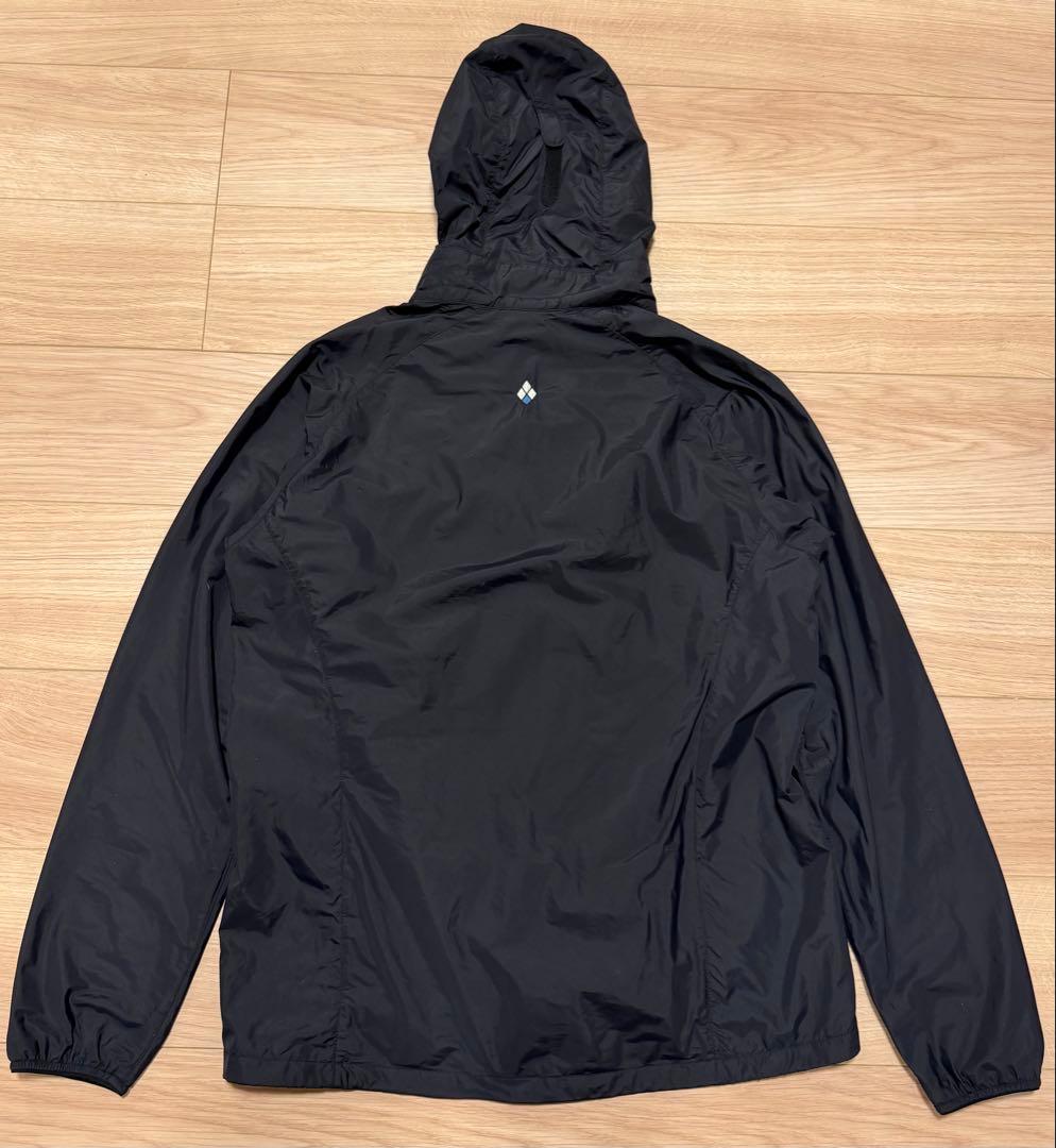 モンベル ライトシェルパーカ ブラック 黒 フーディ 古着 M