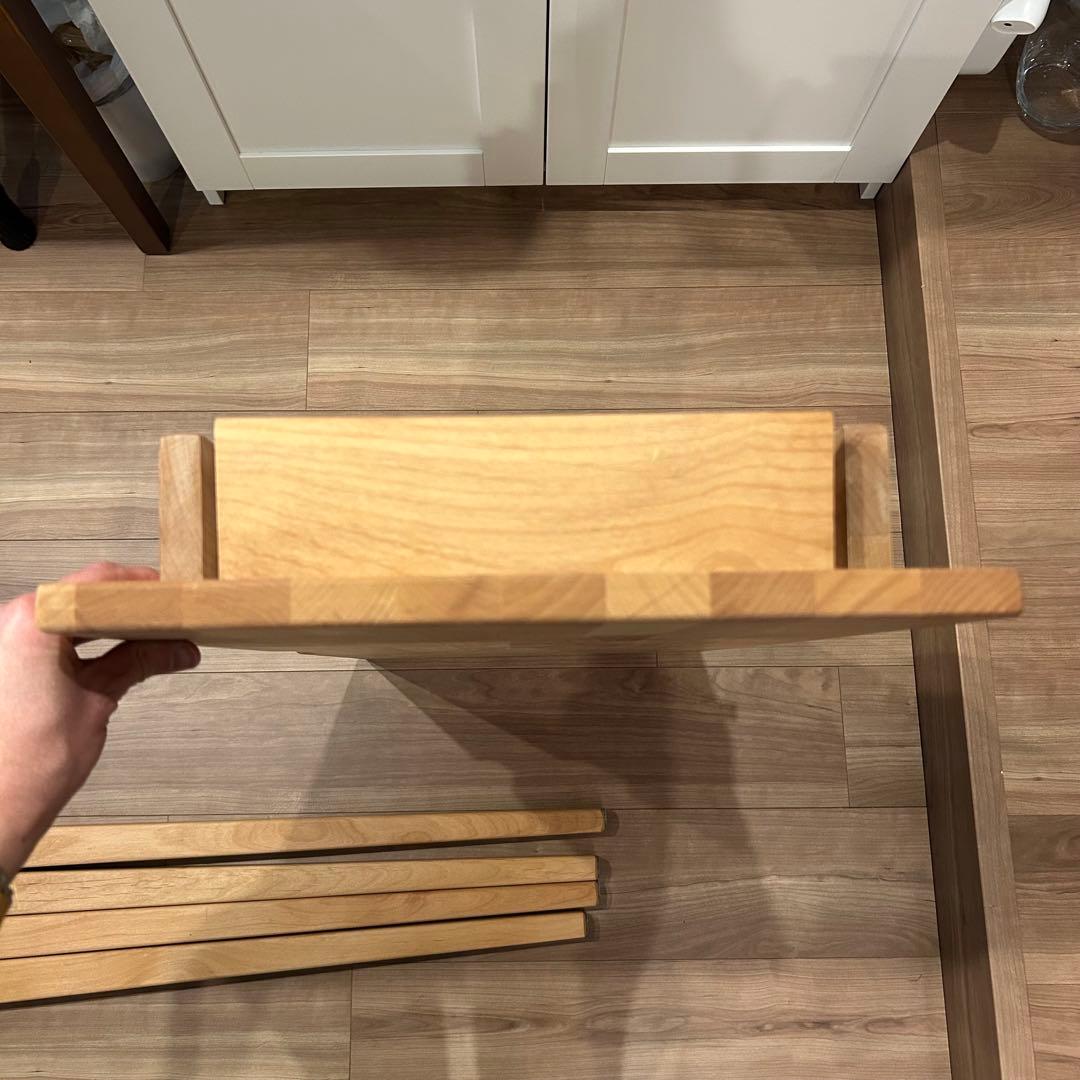 aya ベルメゾン 天然木アルダー材 コンパクトデスク 幅80 奥行35