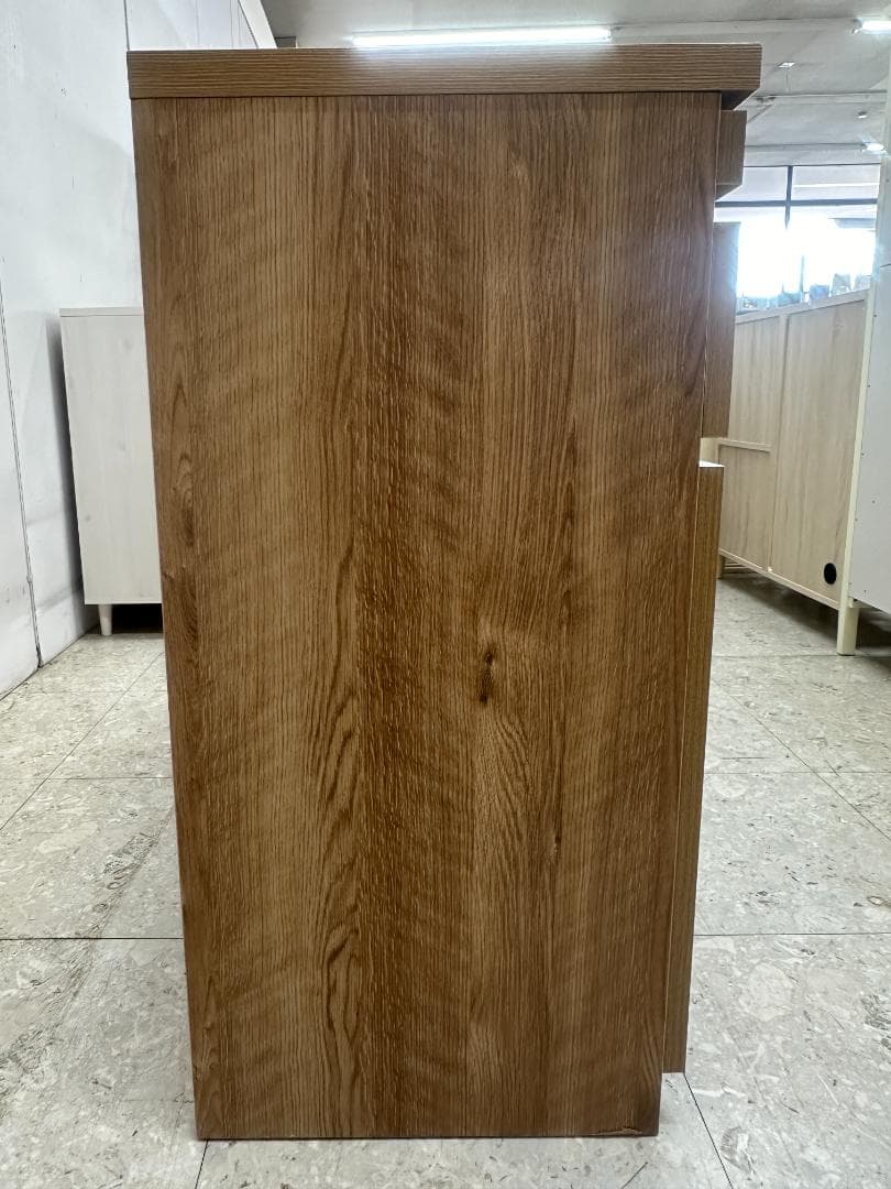 LOWYA　キッチンローボード　ブラウン