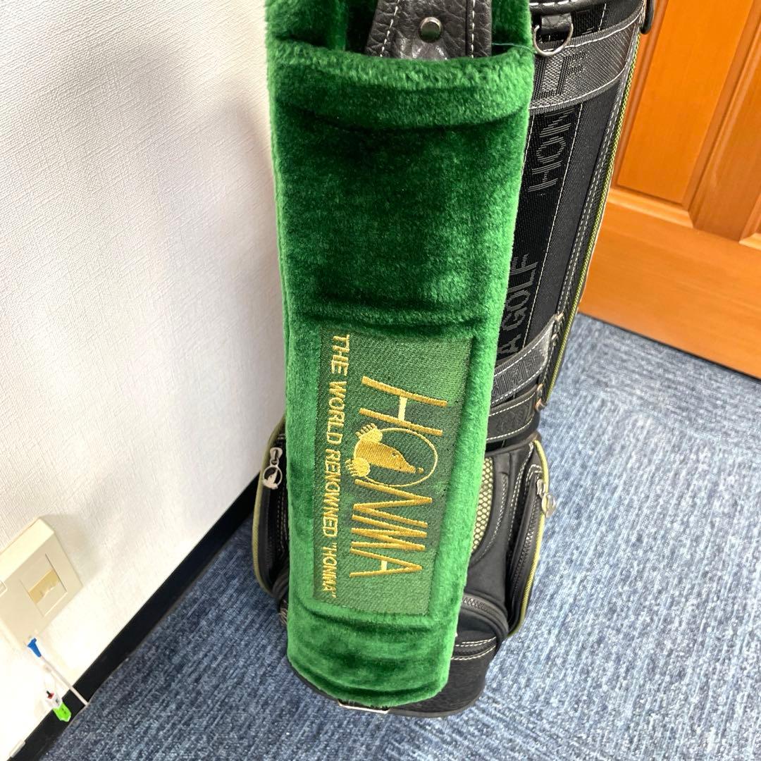 専用　　HONMA キャディバッグ 黒/緑