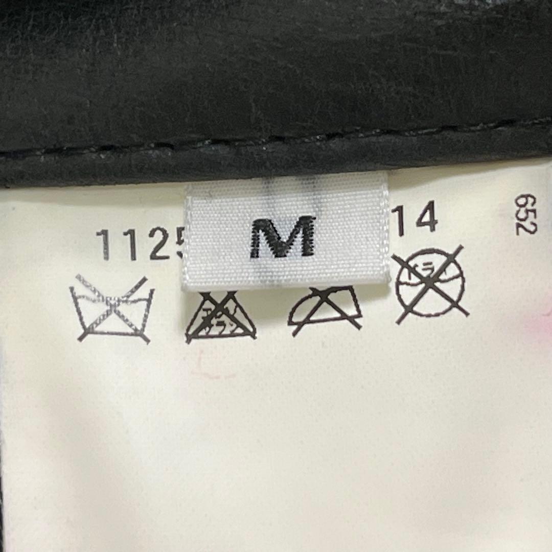 『ユナイテッドアローズ』M65 フィールドジャケット レザー 牛革 ダブルジップ