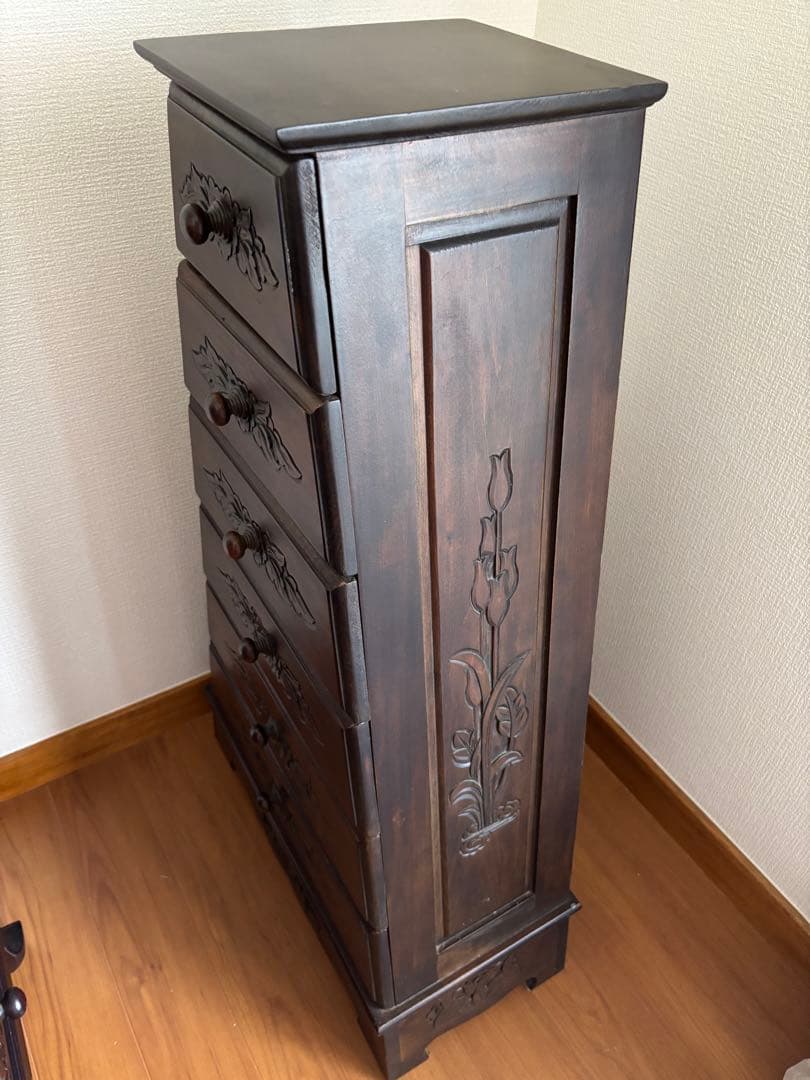 アンティーク　棚　チェスト　昭和レトロ