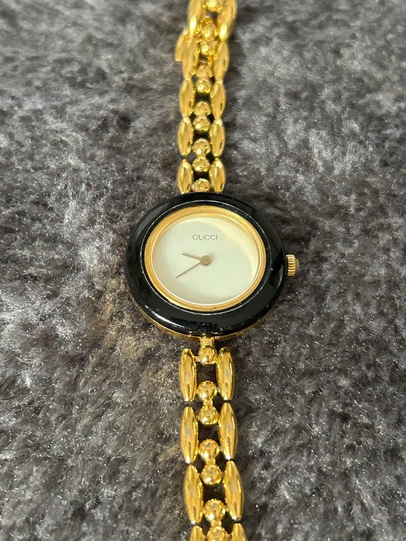 GUCCIにて稼動確認品 GUCCI グッチ 腕時計 チェンジベゼル