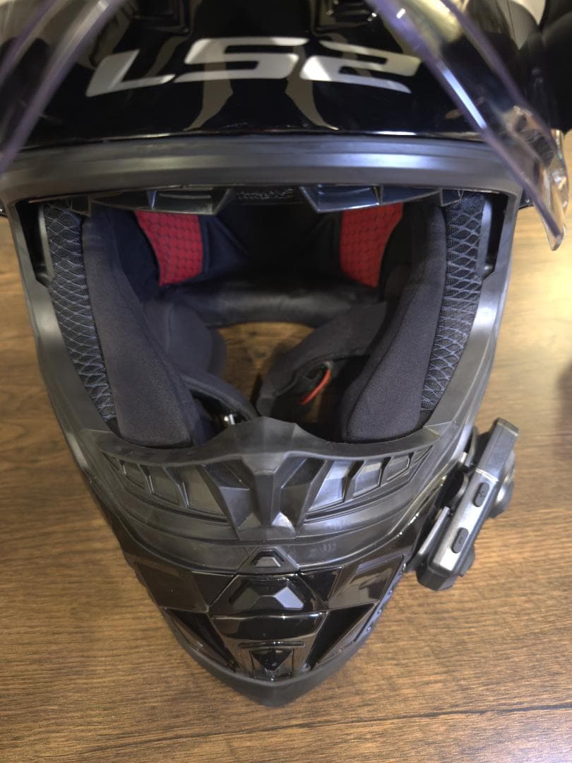 LS2 オフロード ヘルメット EXPLORER F＋インカム付