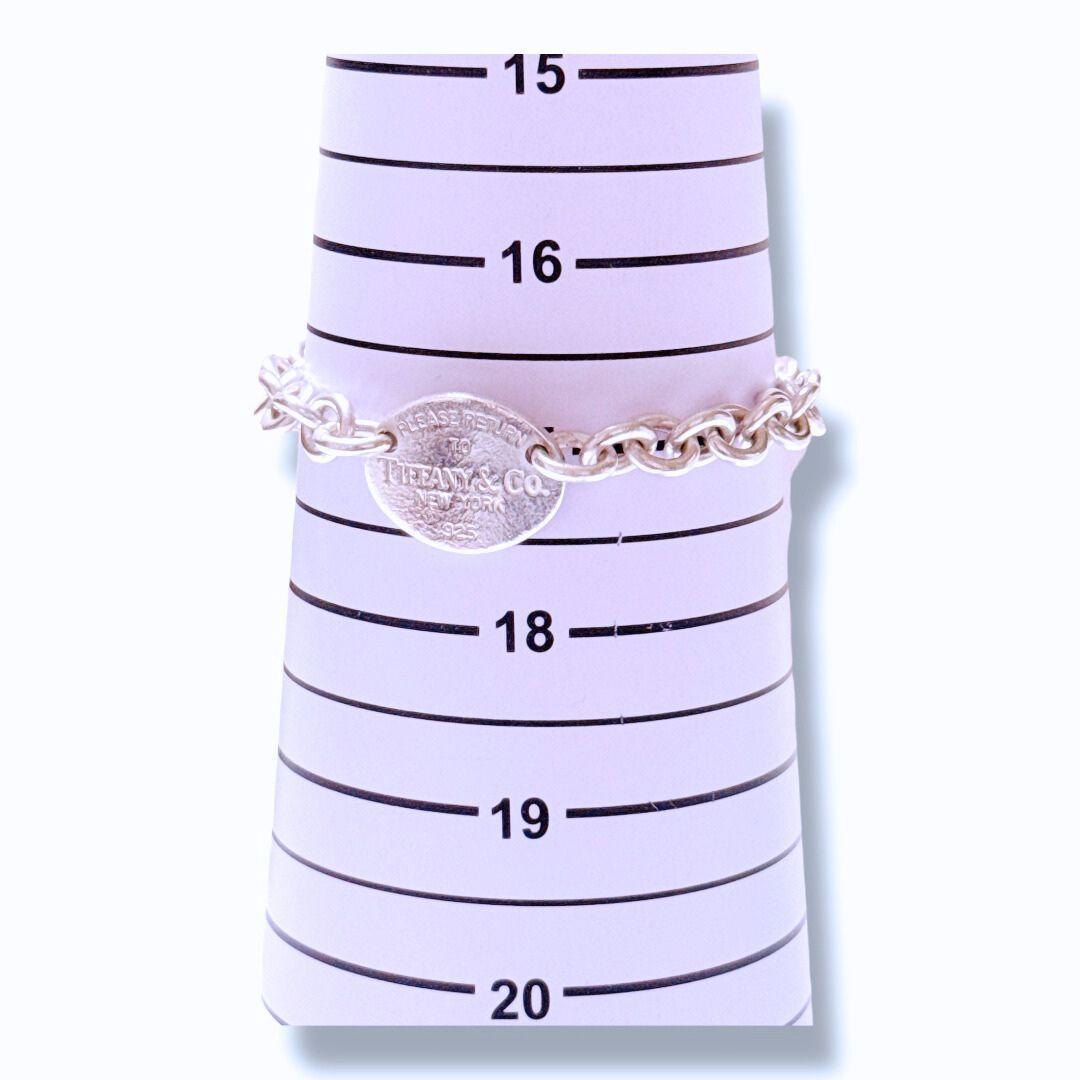 【美品】ティファニー オーバルタグ ブレスレット チェーン リターントゥ