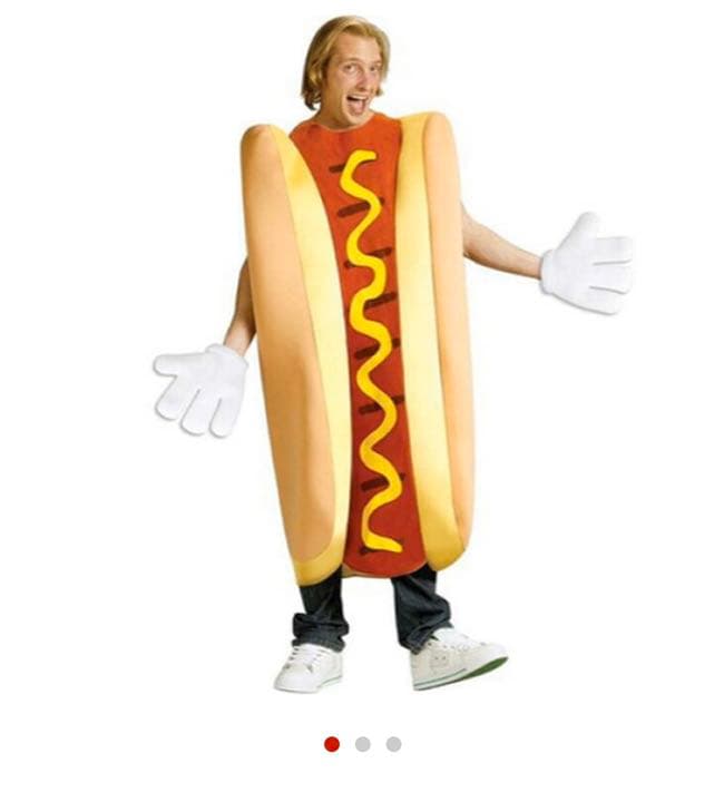 メンズ　ハロウィン　おもしろ　衣装　ホットドッグ