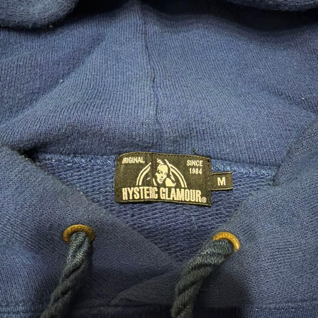HYSTERIC GLAMOUR 青 Mサイズ パーカー
