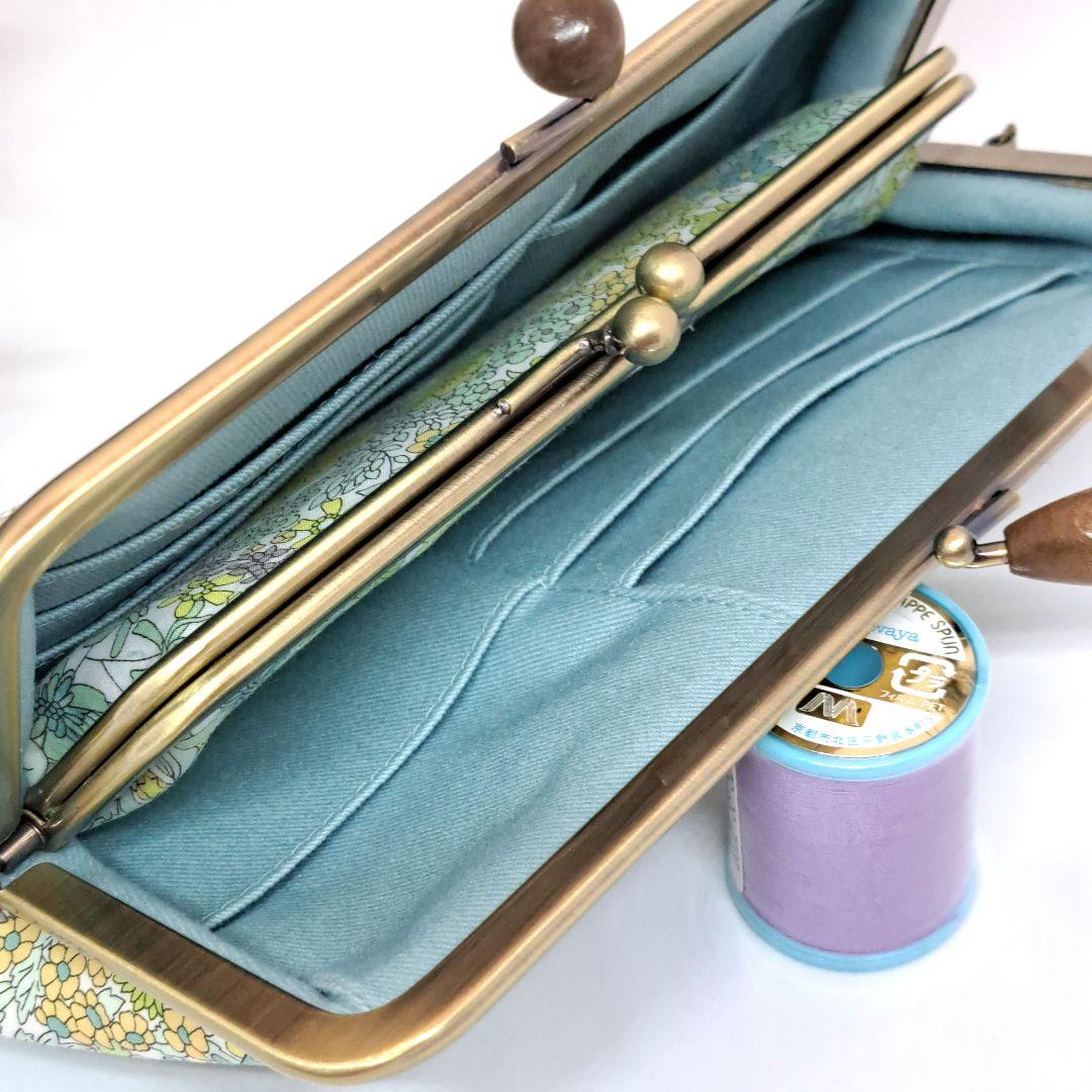 専用　親子がま口長財布　親子がま口　押し口金