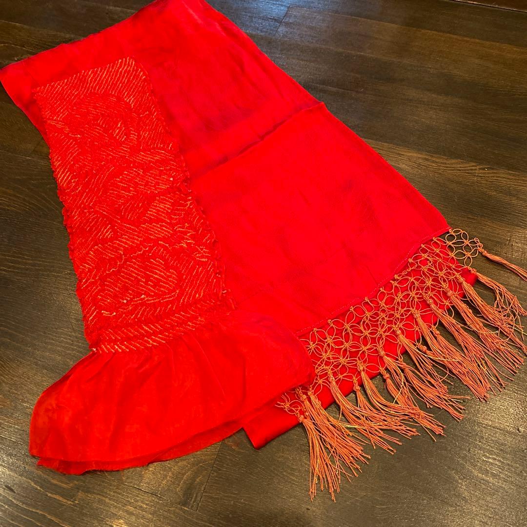 アンティーク 子供 着物 七五三 フルセット 五歳〜七歳 桐の花 正絹 ショール