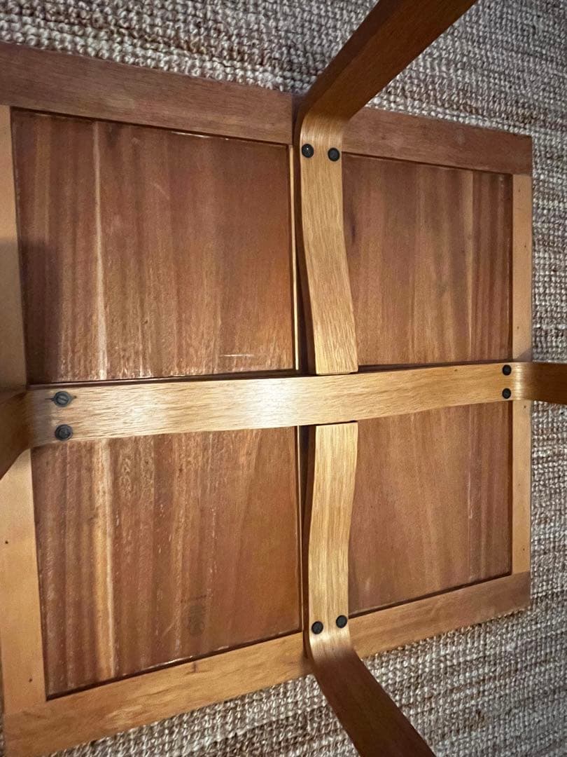 デンマークヴィンテージ コーナーソファ+サイドテーブル　オーク材