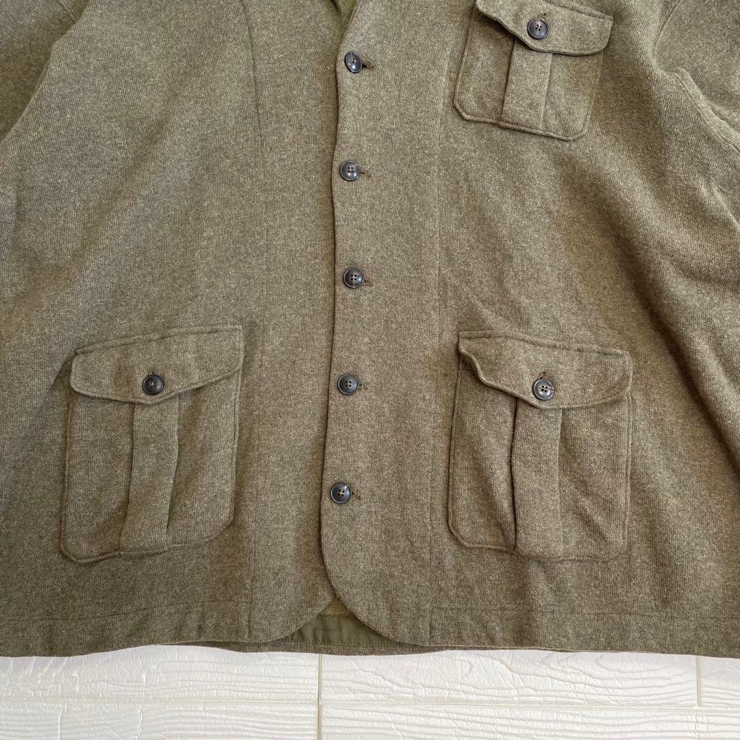 POLO RALPH LAUREN ショールカラー カーディガン ジャケット 緑