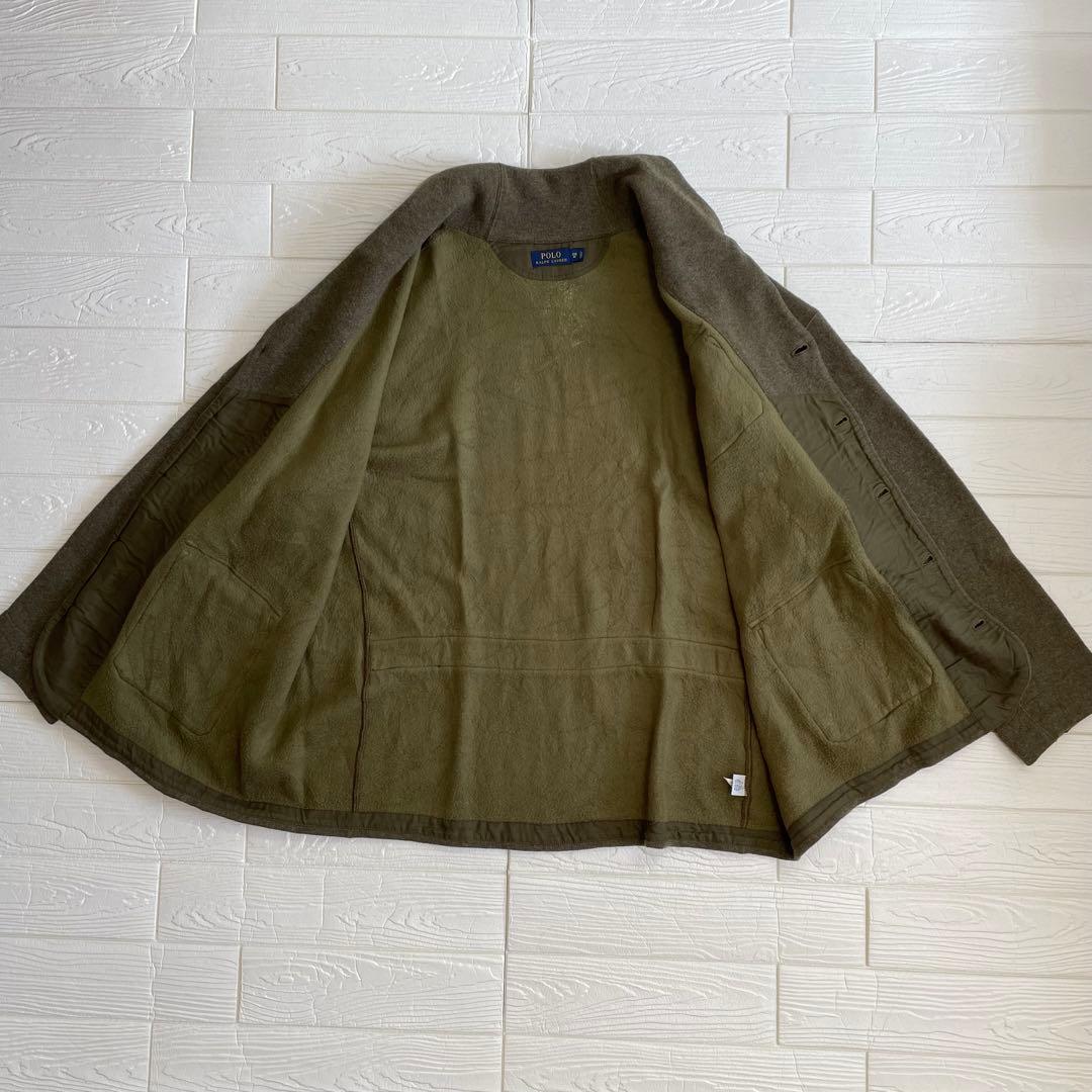 POLO RALPH LAUREN ショールカラー カーディガン ジャケット 緑