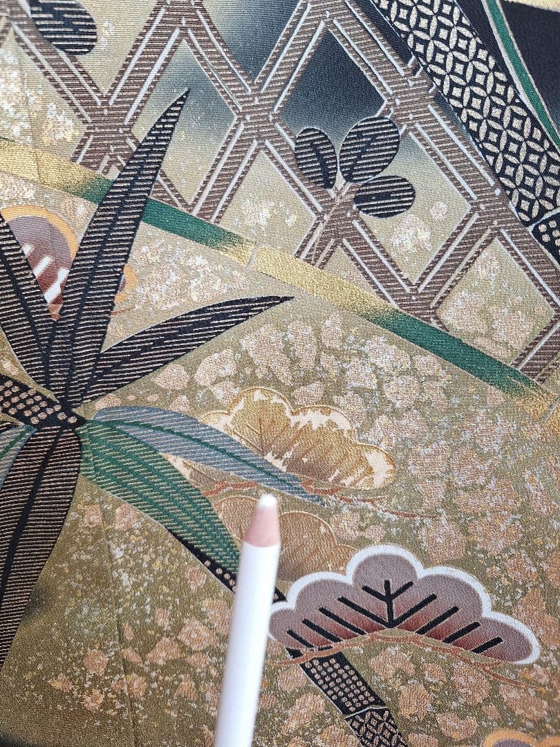 着物リメイクワンピース3674