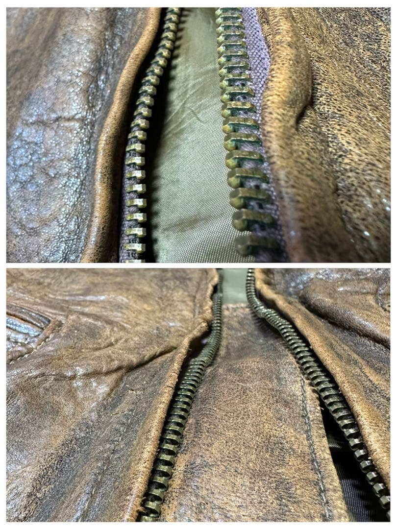 【Schott☆USA製☆A2レザージャケット】本革☆フライトJK 70s80s