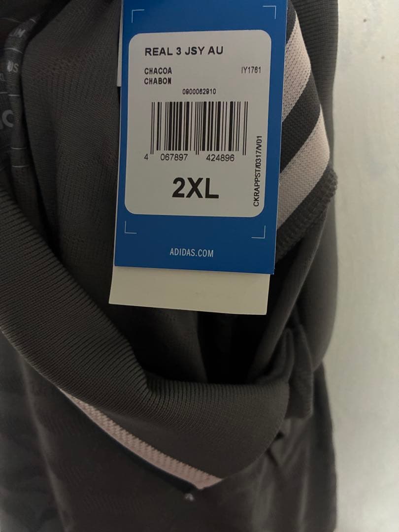 レアルマドリード オーセンティック ユニフォーム 新品3XL 24-25 3rd