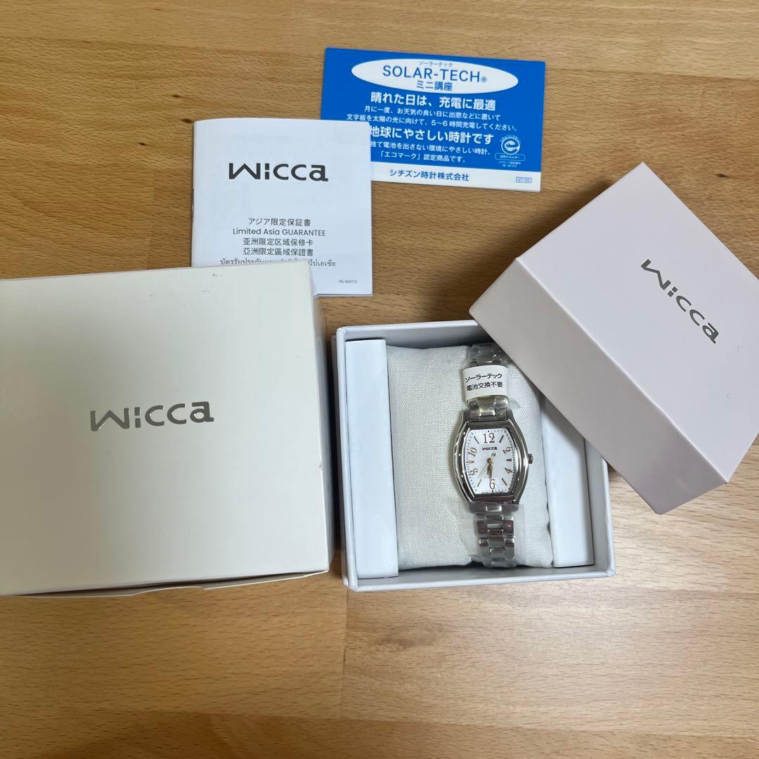【即日発送】Wicca 腕時計 ソーラー 新品 箱付きCITIZEN シチズン