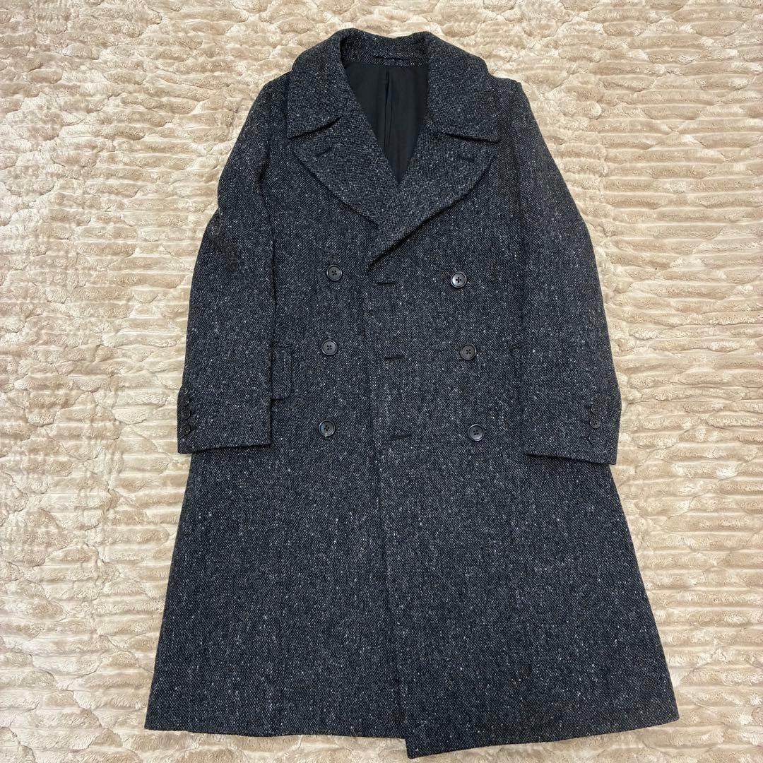美品✨マーガレットハウエル ダブルチェスターコート ヘリンボーン