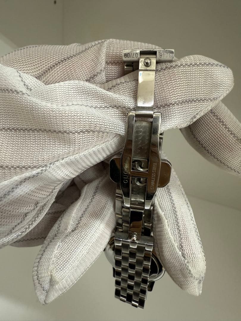 専用　GUCCI クォーツ腕時計 5500Lダイヤ11P　シルバー