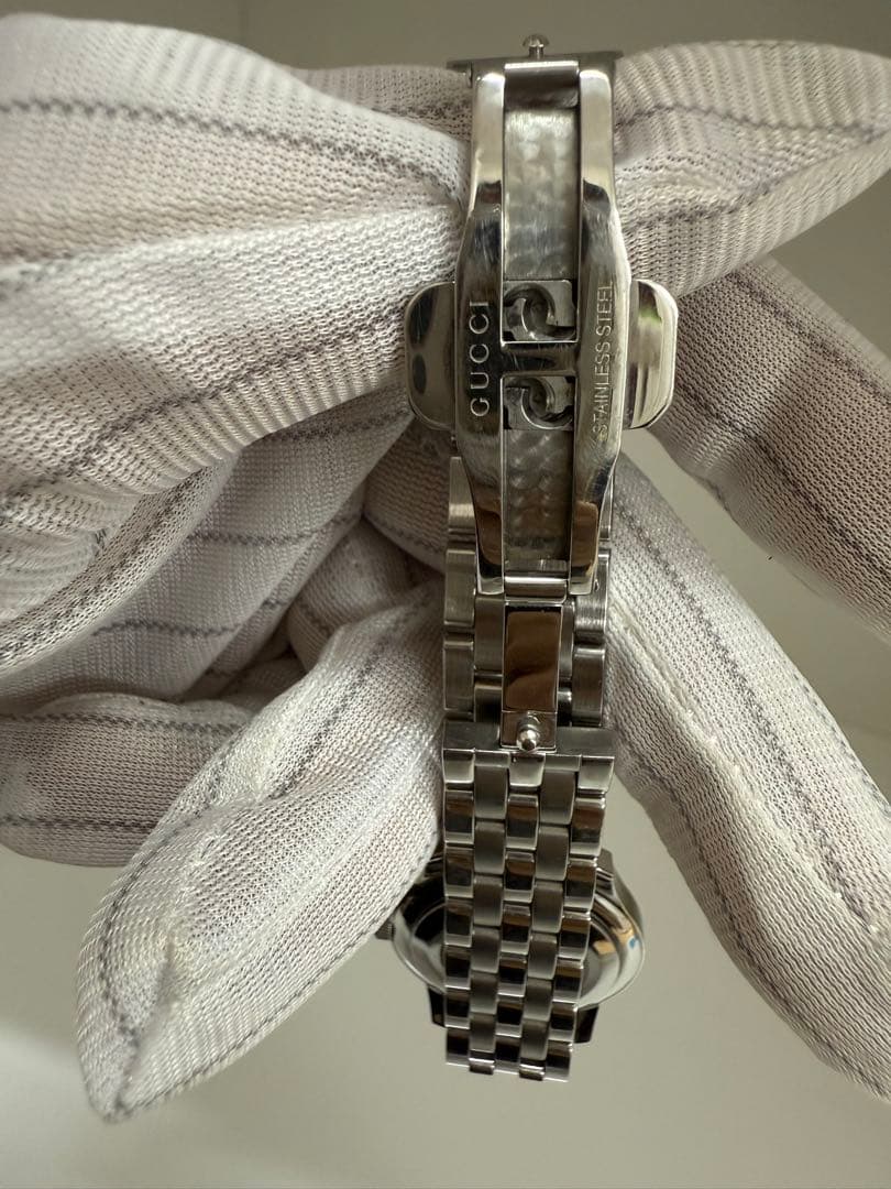 専用　GUCCI クォーツ腕時計 5500Lダイヤ11P　シルバー