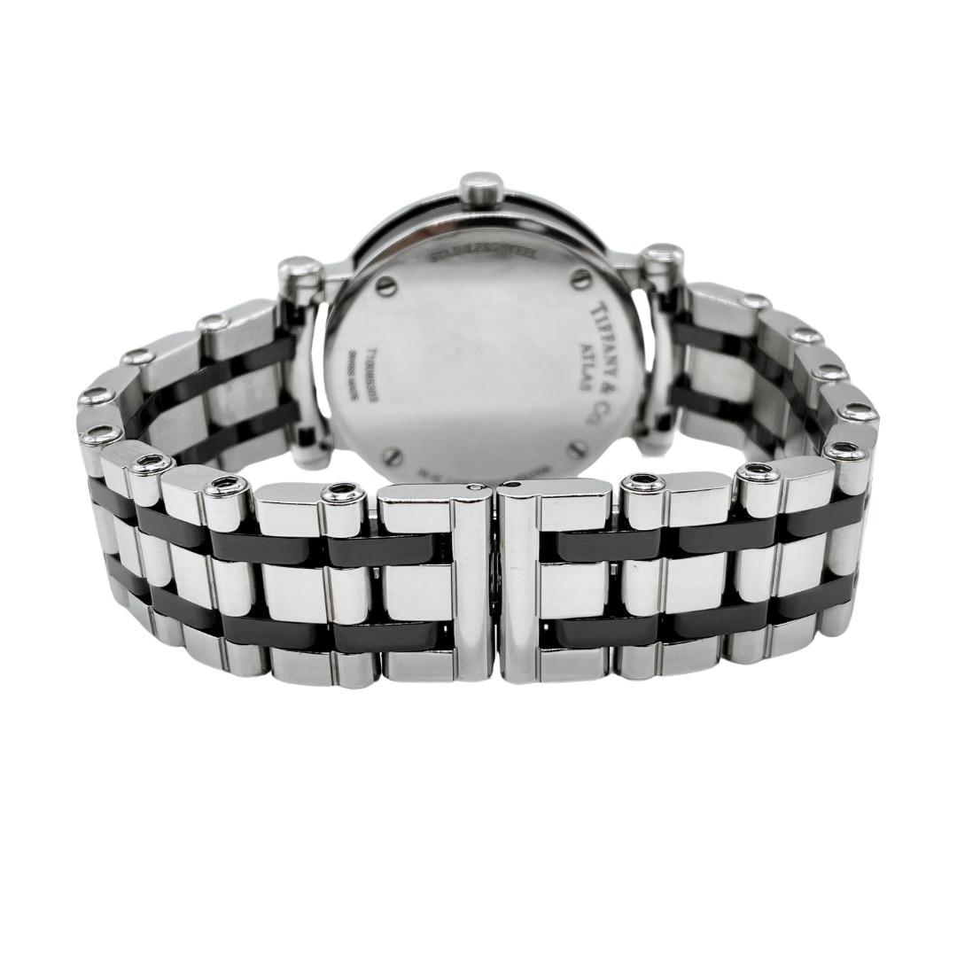 【点検済】ティファニー　アトラス　SS×セラミック　レディース　クオーツ