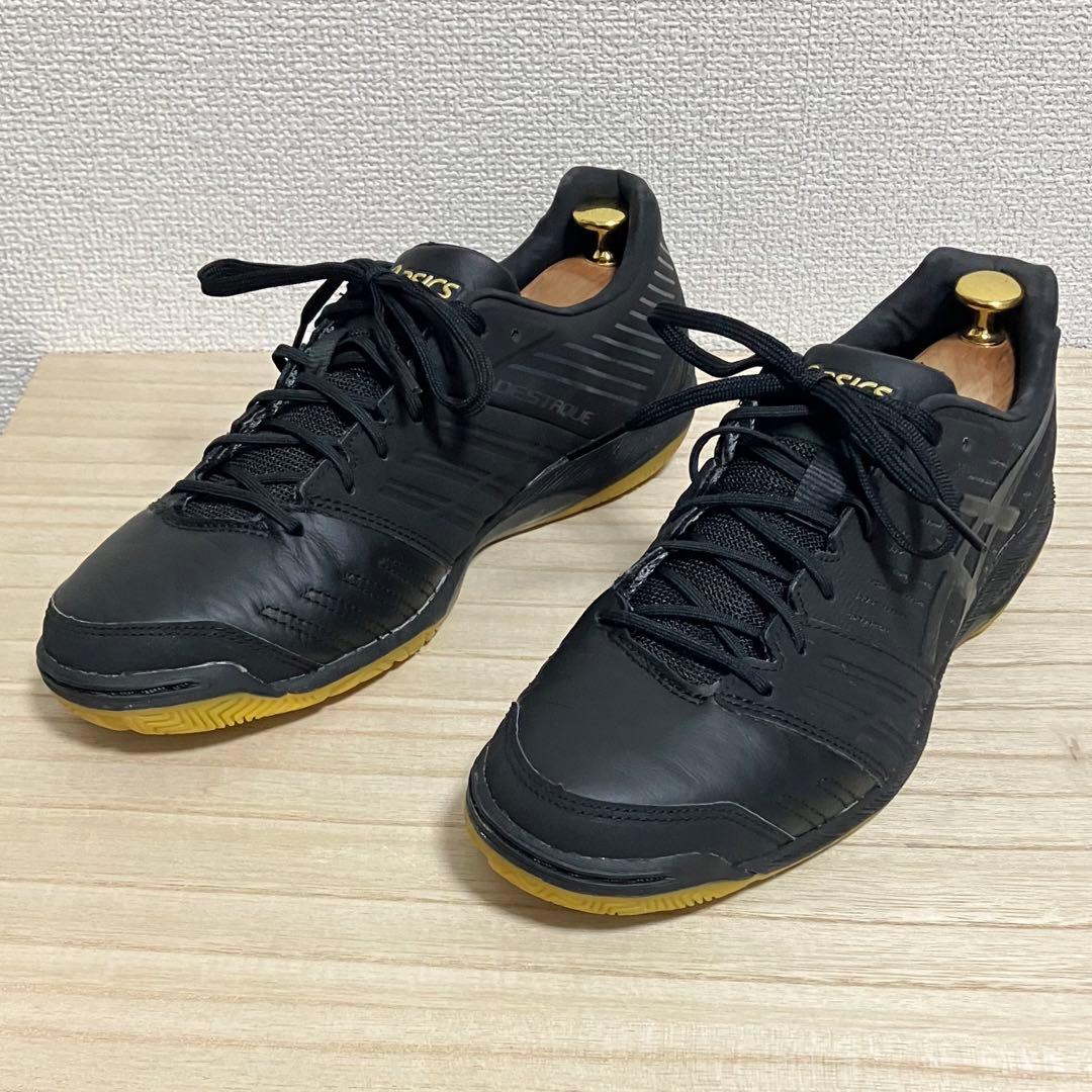 美品 アシックスasicsフット DESTAQUE FFブラック 26.5