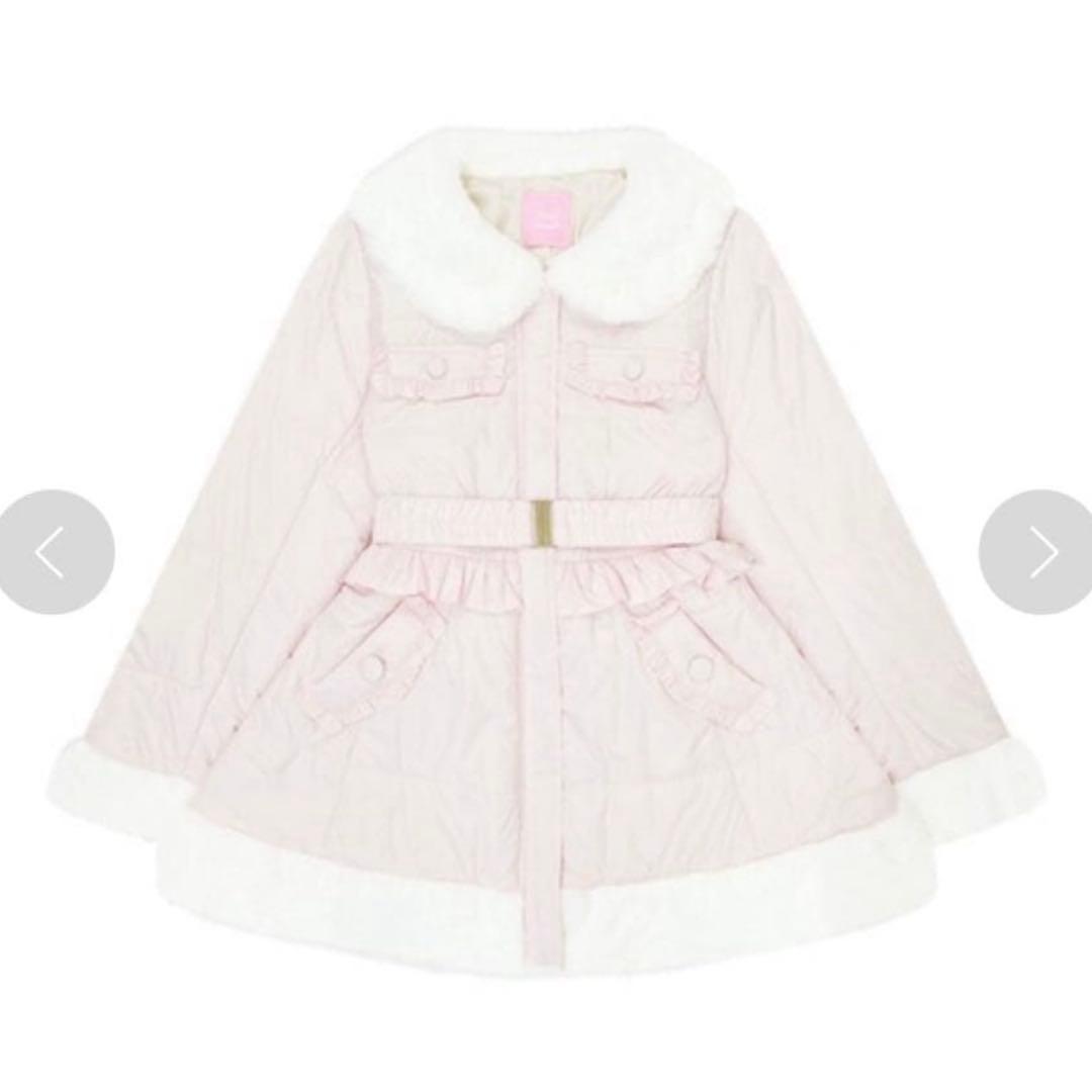 honey cinnamon ハニシナ バックリボンベルト中綿ジャケット 美品