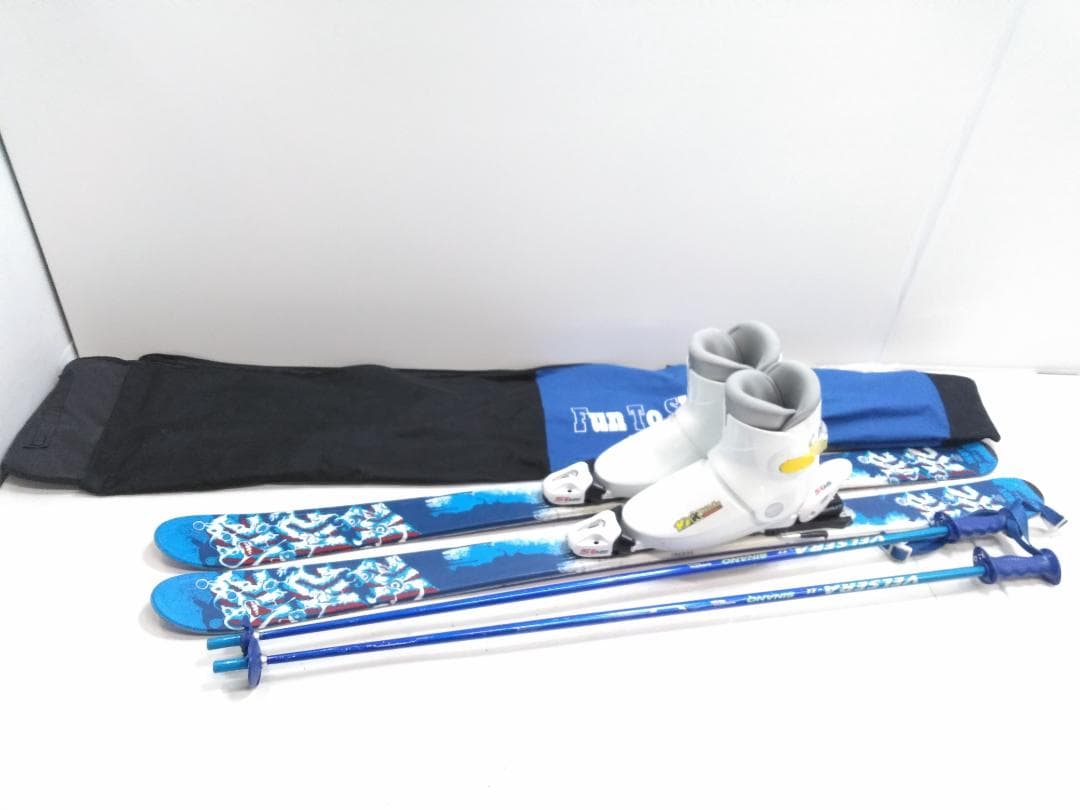 ジュニアスキー5点セット K2 136cm ブーツ ゲン 25cm ◇