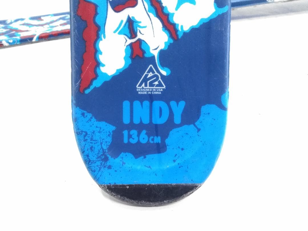 ジュニアスキー5点セット K2 136cm ブーツ ゲン 25cm ◇