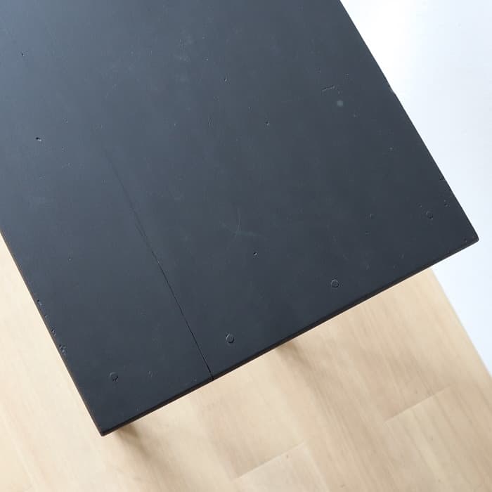 アンティーク 半円テーブル ブラック 無垢材 古家具 黒色 カウンター