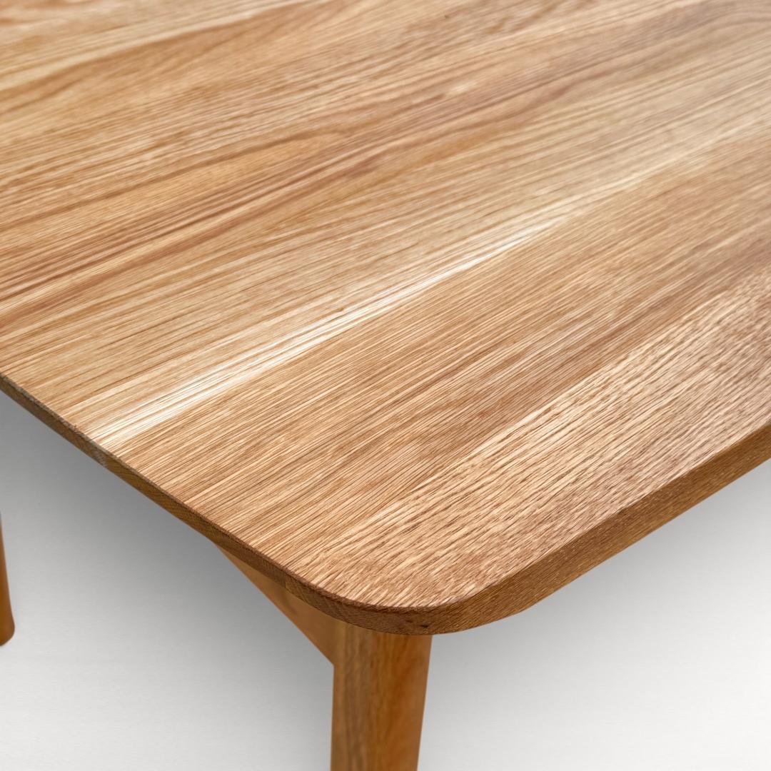 美品 UNICO SOLK ダイニングテーブル W140 オーク