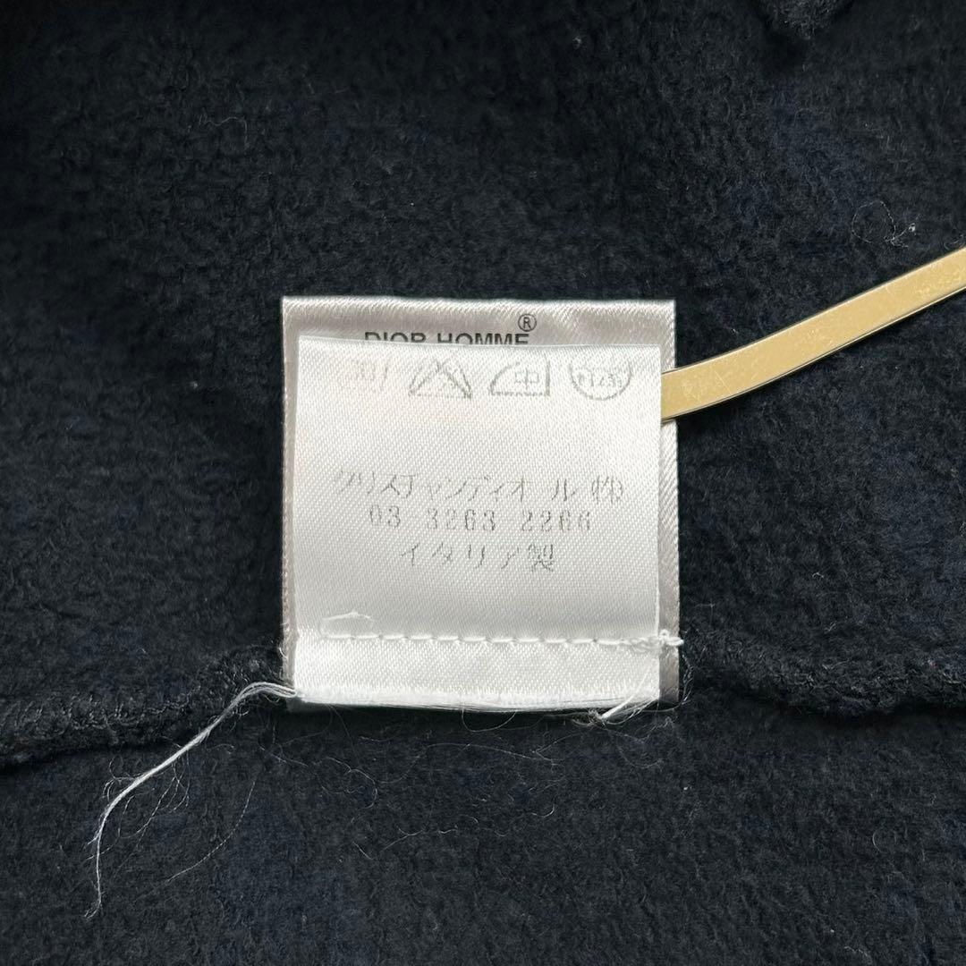 DIOR HOMNE ディオールオム 08AW スナップボタンフーディ パーカー