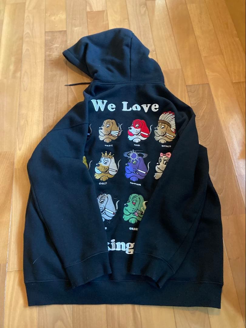 GALFY ヤニラバーズ　ジップ　パーカー XL 大型犬 ブラック