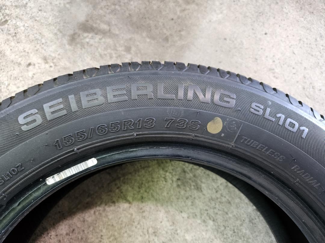 送料込☆2022年製 セイバーリング タイヤ 155/65R13 ☆4本