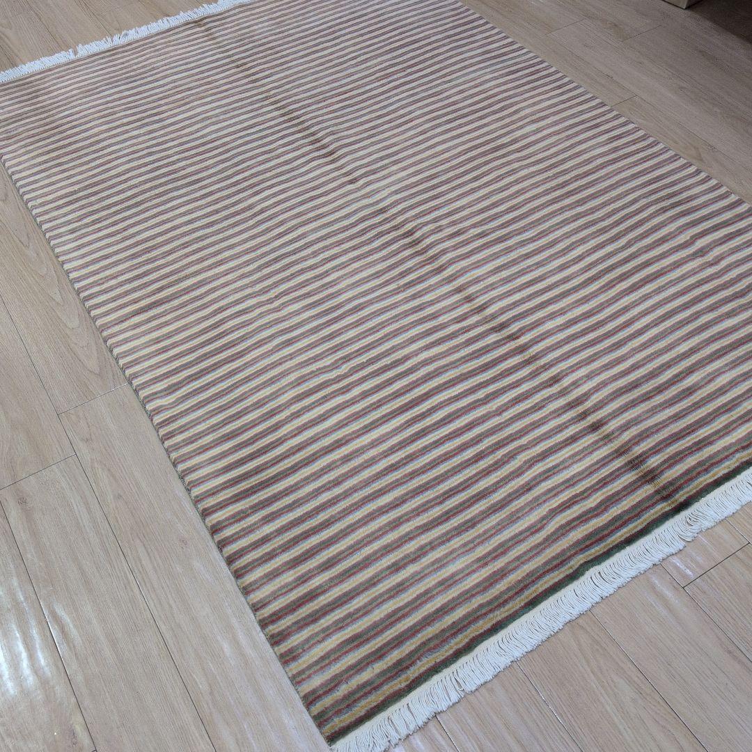 141x207cm(212)パキスタン手織りガズニー織り・ペルシャ・毛