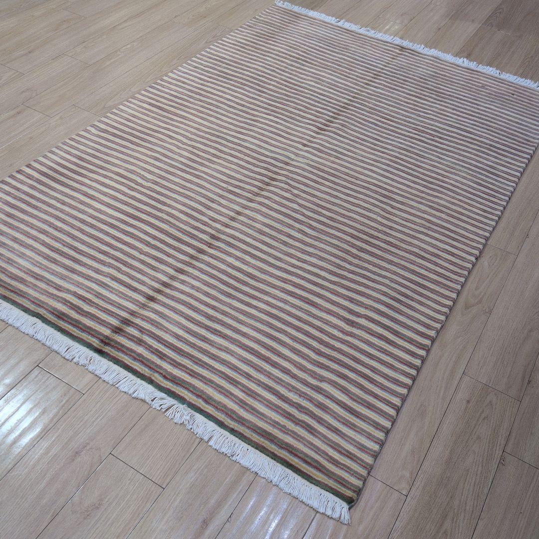 141x207cm(212)パキスタン手織りガズニー織り・ペルシャ・毛