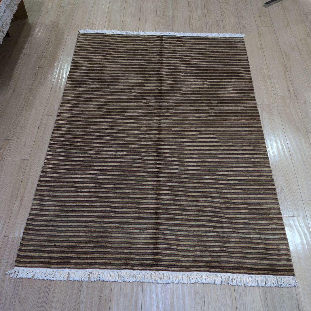 141x207cm(212)パキスタン手織りガズニー織り・ペルシャ・毛