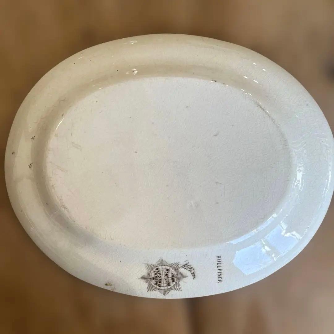 希少アンティーク　ジョン・モードロック・ロビン・プレート1800年代後半