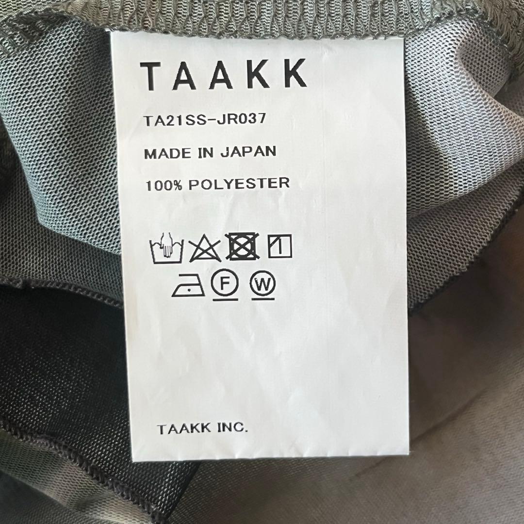 TAAKK 21SS TAAKK tulle tee 花柄 長袖 カットソー 1
