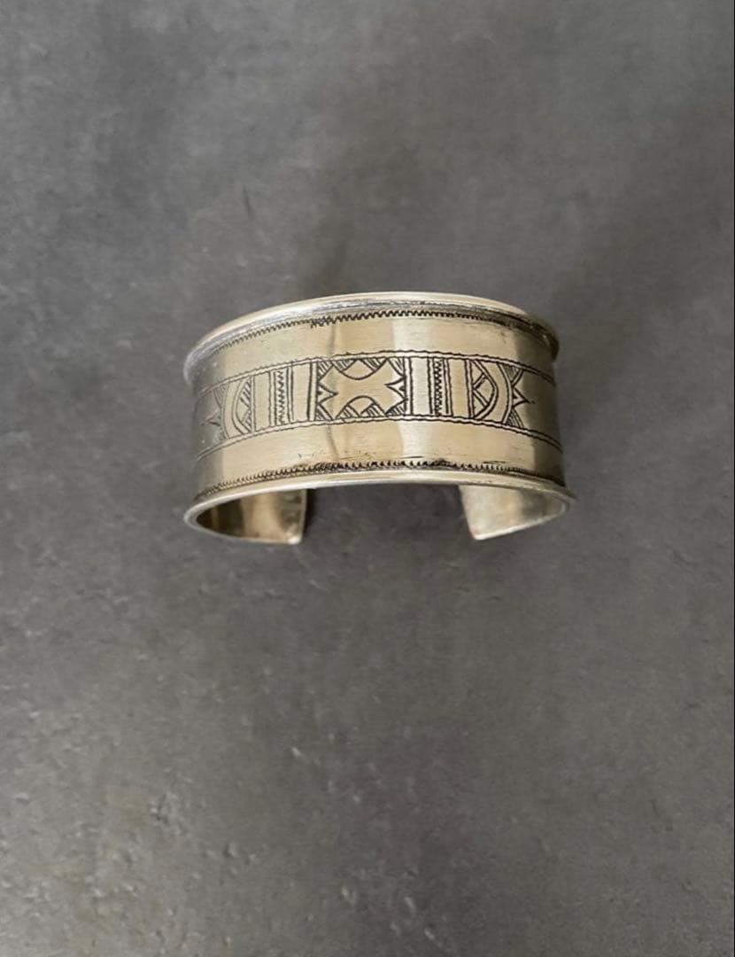 未使用⭐︎トゥアレグ族ワイドバングル　ナバホ