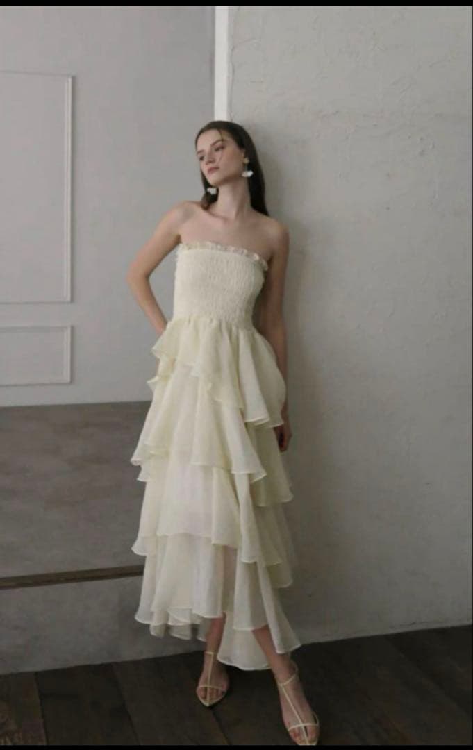 celon frilly tiered dressセロン