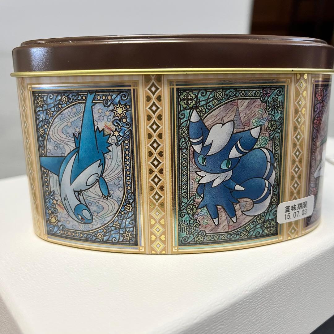 ポケモン　ピカチュウ　ハート型　缶ケース　可愛い　お菓子の缶　空き缶　缶のみ