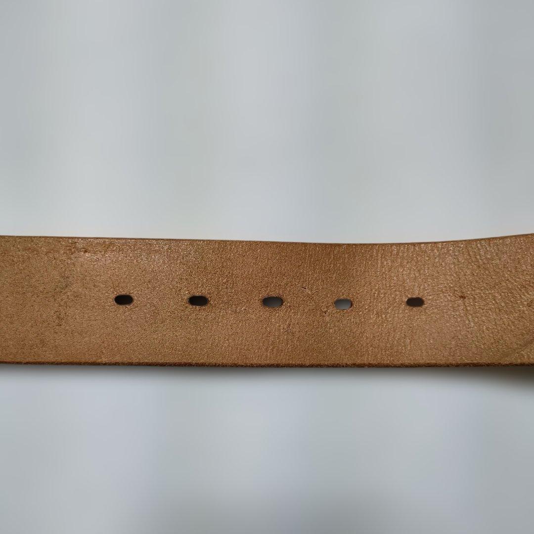 ザリアルマッコイズ McCOY'S ギャリソンベルト ベージュ 34 難有り