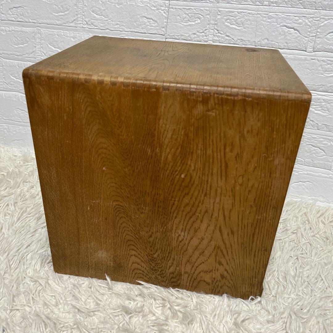 アンティーク古道具⭐︎ 引き出し4段　小引き出し ネームプレート付き　レターケース